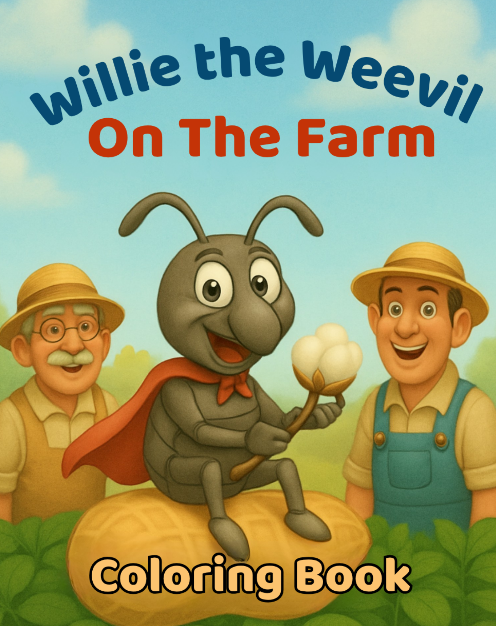 willie on the farm coloring book