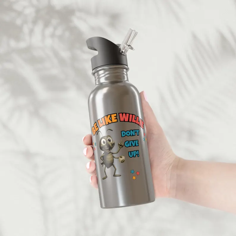 willie the weevil water bottle